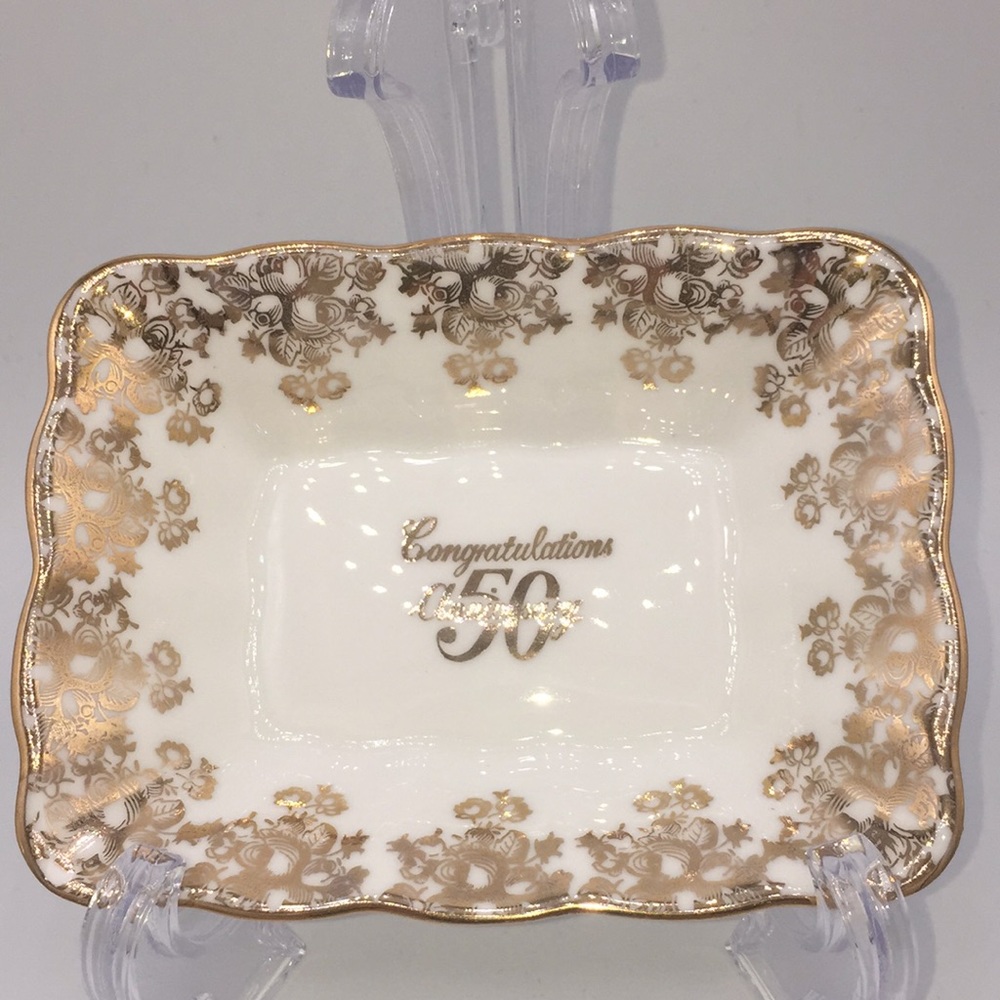 Royal Albert Golden Wedding Anniversary 50th Dish